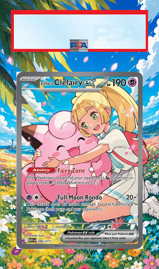 Lillie’s Clefairy extended art case