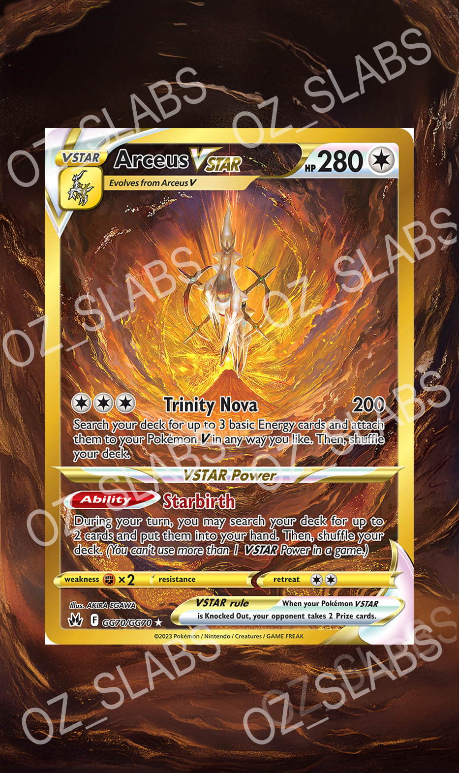 Arceus VSTAR extended art case Oz Slabs Arceus VSTAR extended art case Oz Slabs