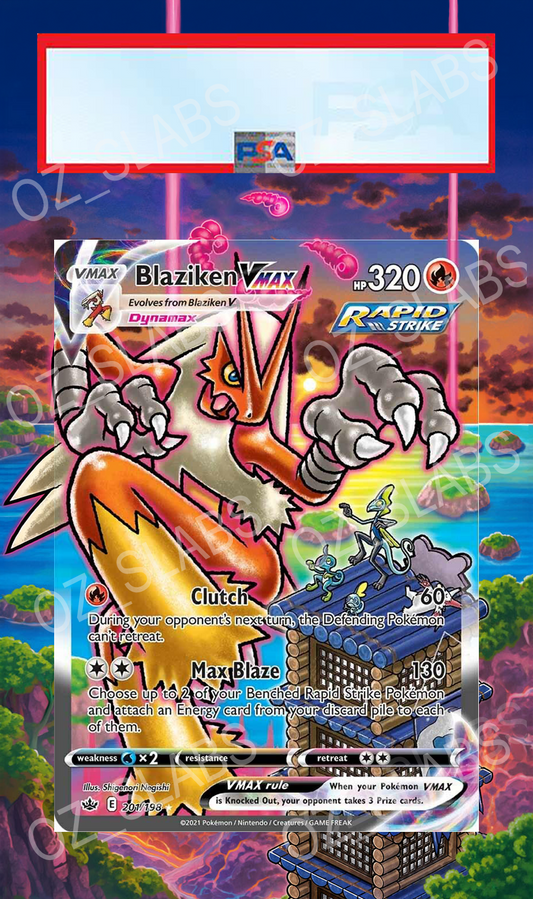 Blaziken VMAX extended art case