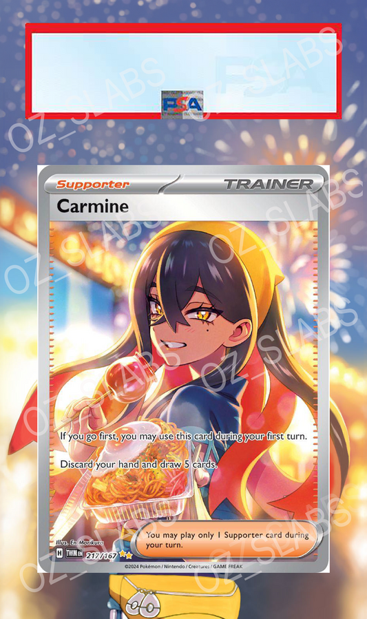 Carmine extended art case