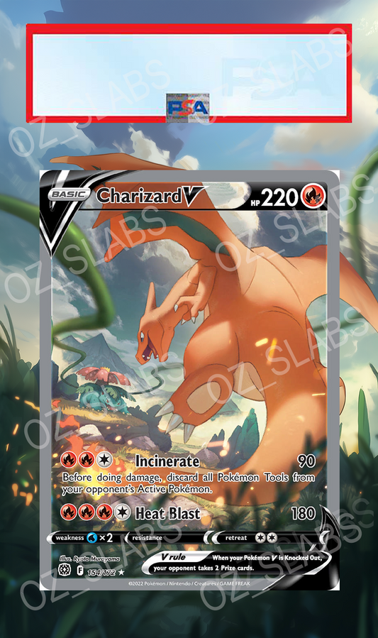 Charizard V extended art case