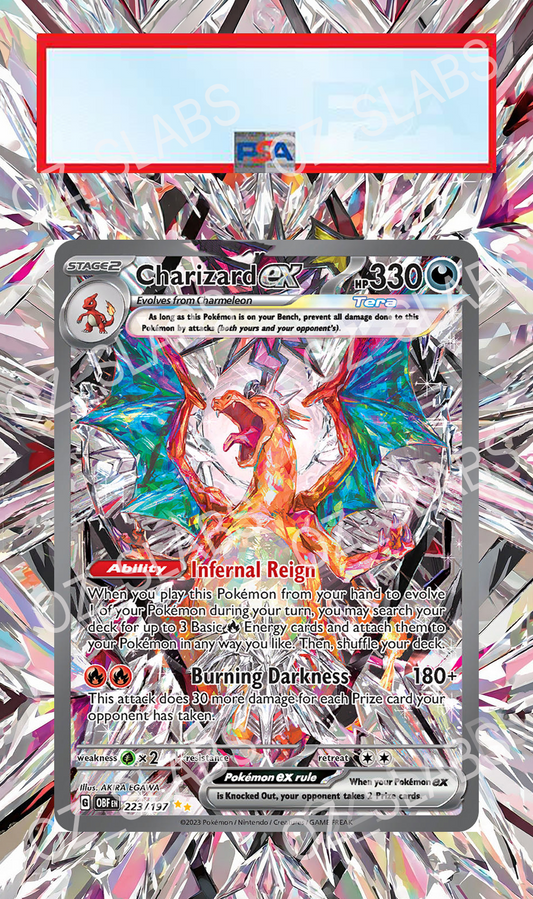 Charizard EX extended art case