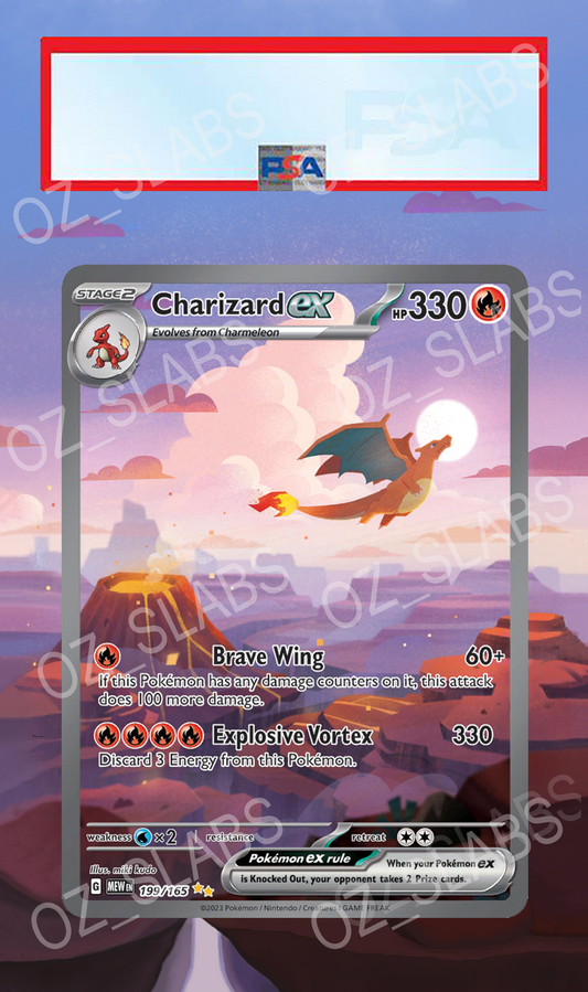 Charizard EX extended art case