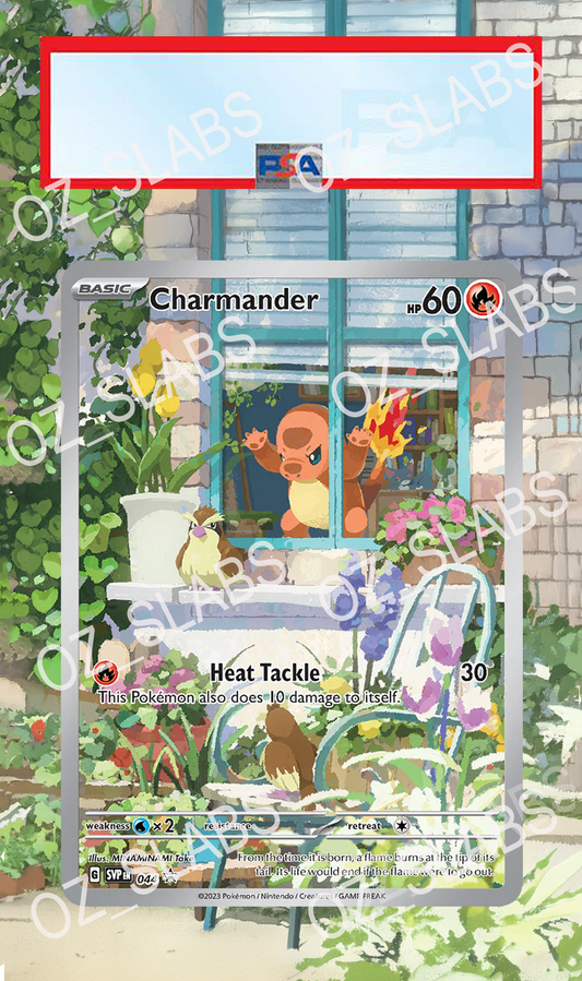 Charmander promo extended art case