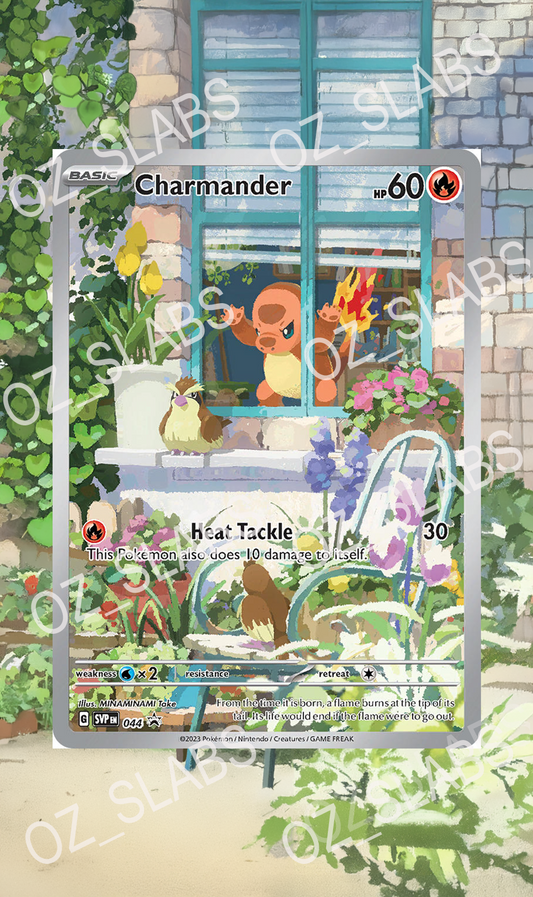 Charmander promo extended art case