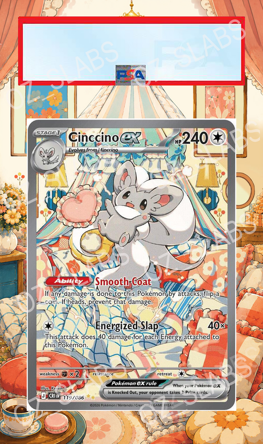Cinccino EX extended art case