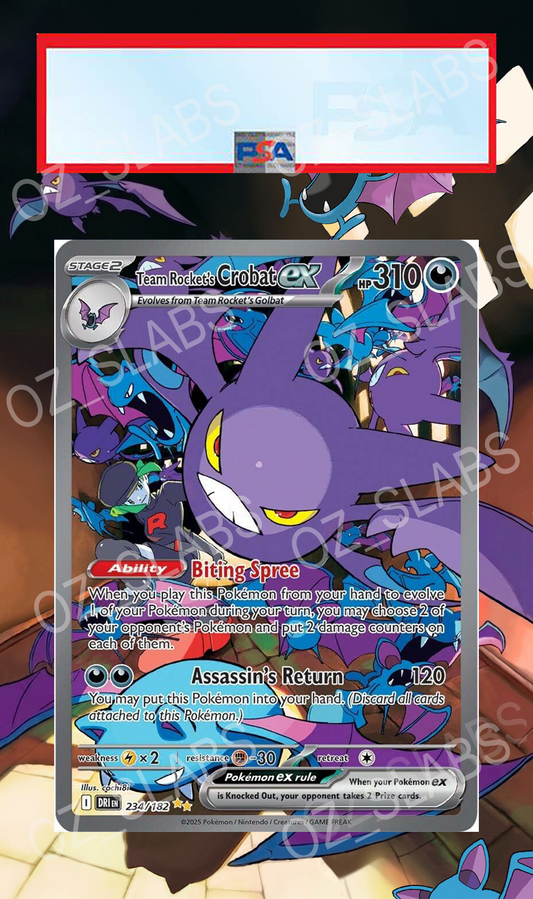 Team Rocket's Crobat extended art case