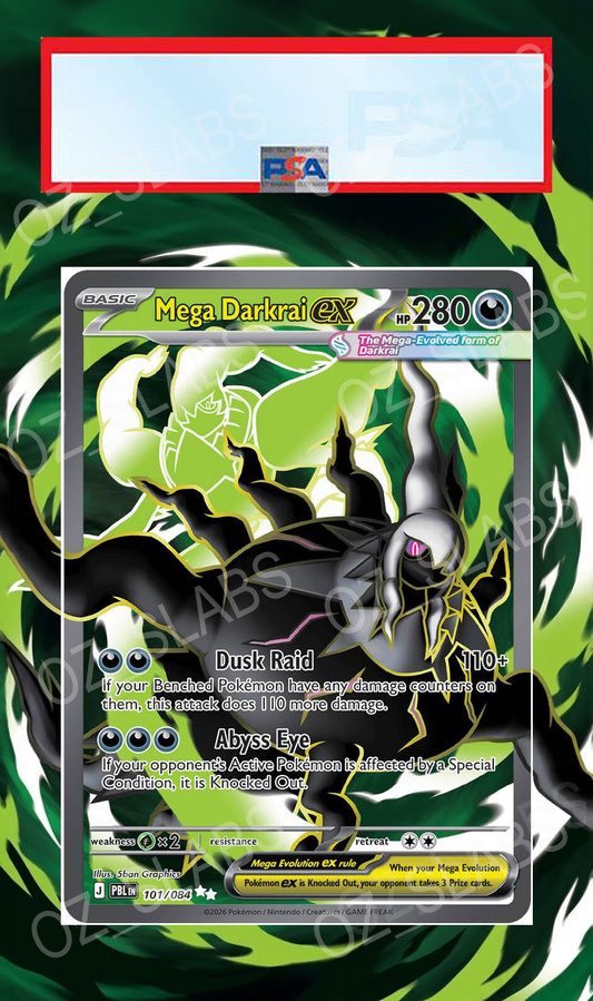 Mega Darkrai EX extended art case