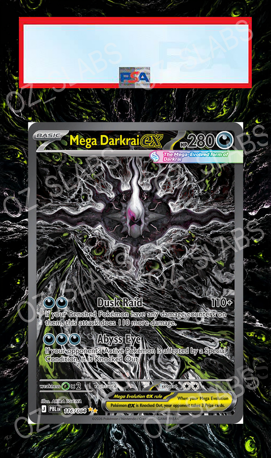 Mega Darkrai EX extended art case