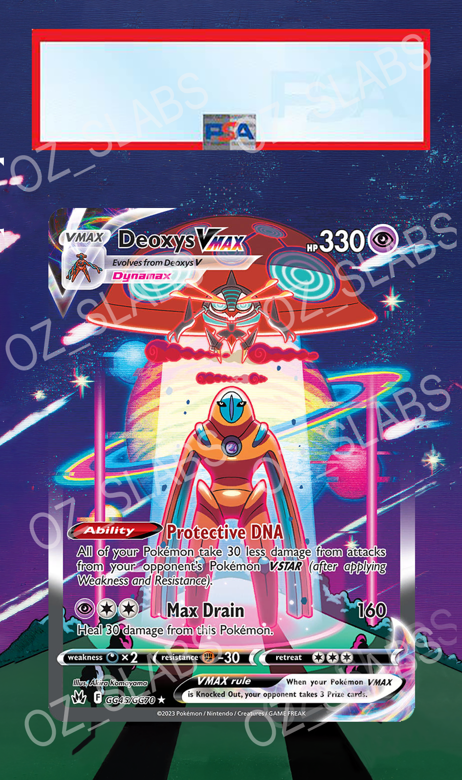 Deoxys VMAX extended art case
