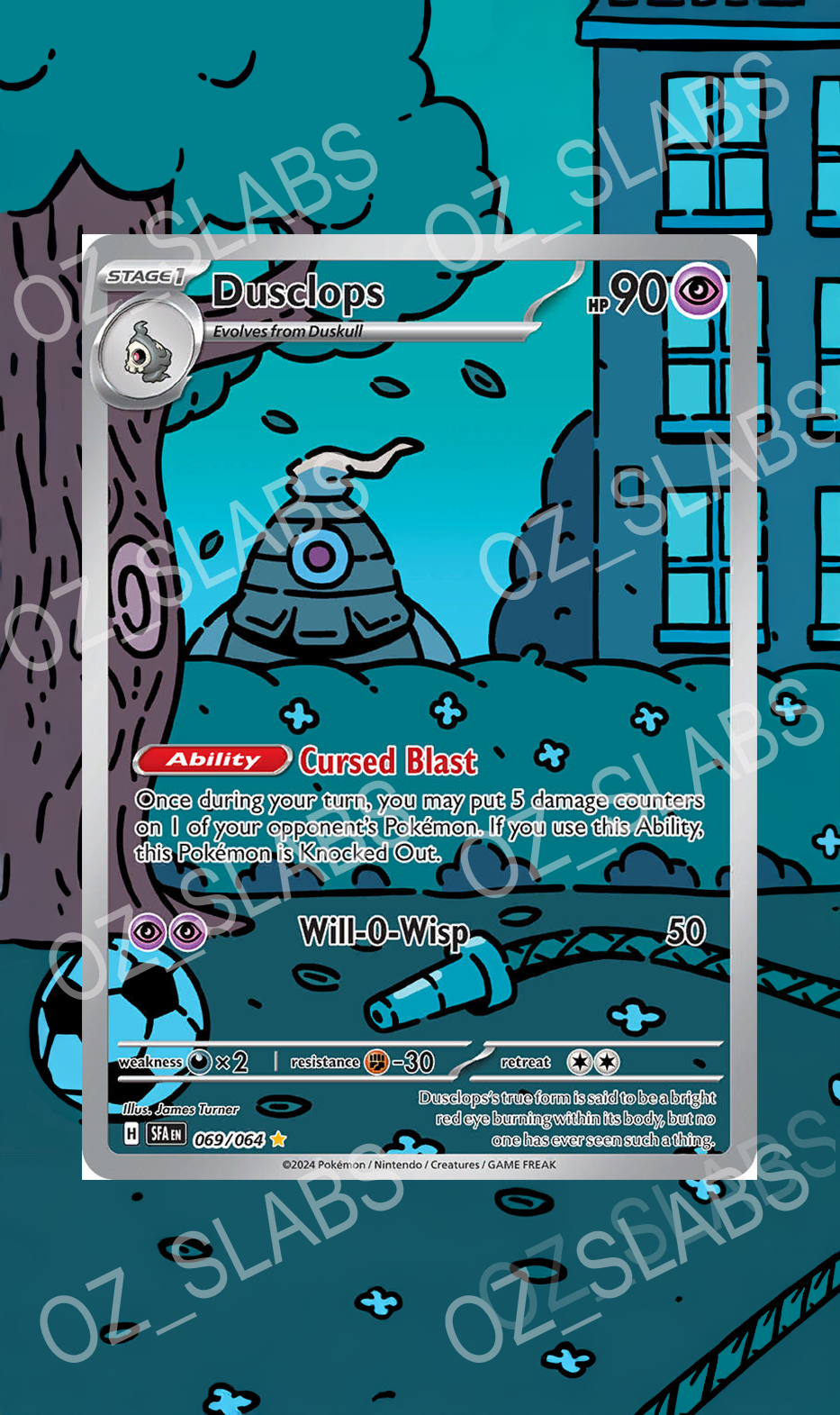 Dusclops extended art case