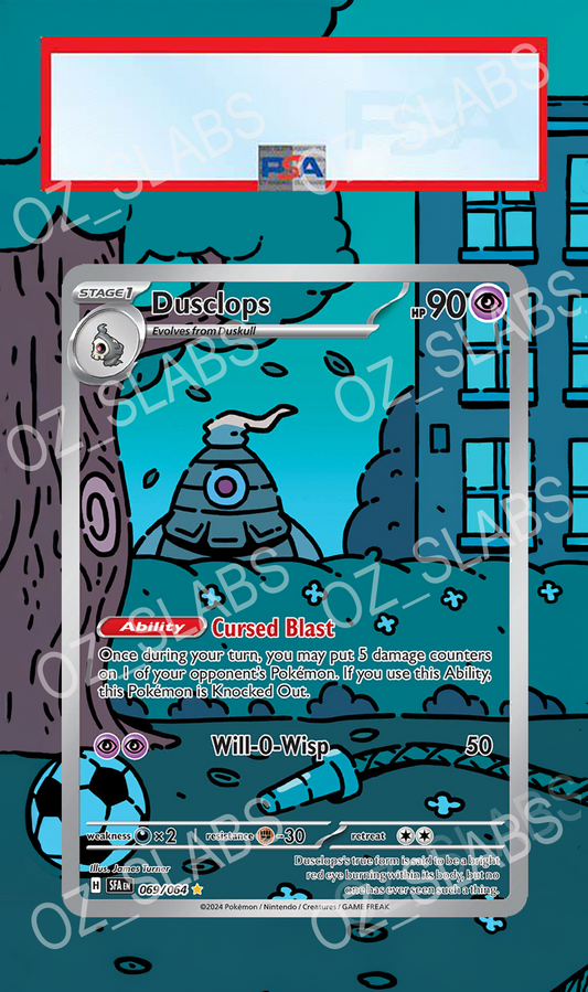 Dusclops extended art case