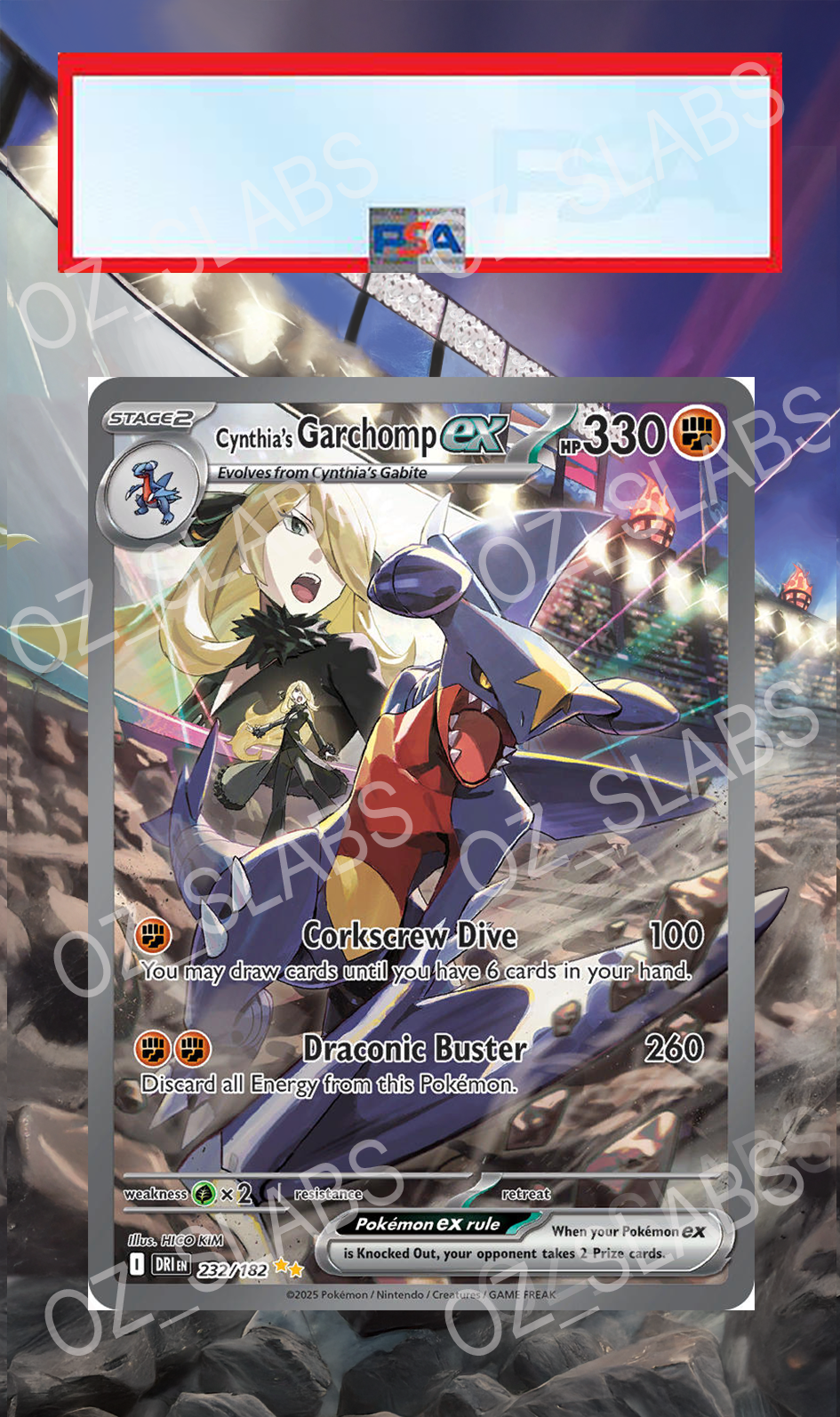 Cynthias Garchomp ex extended art case