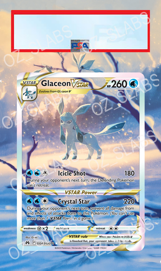 Glaceon VSTAR extended art case
