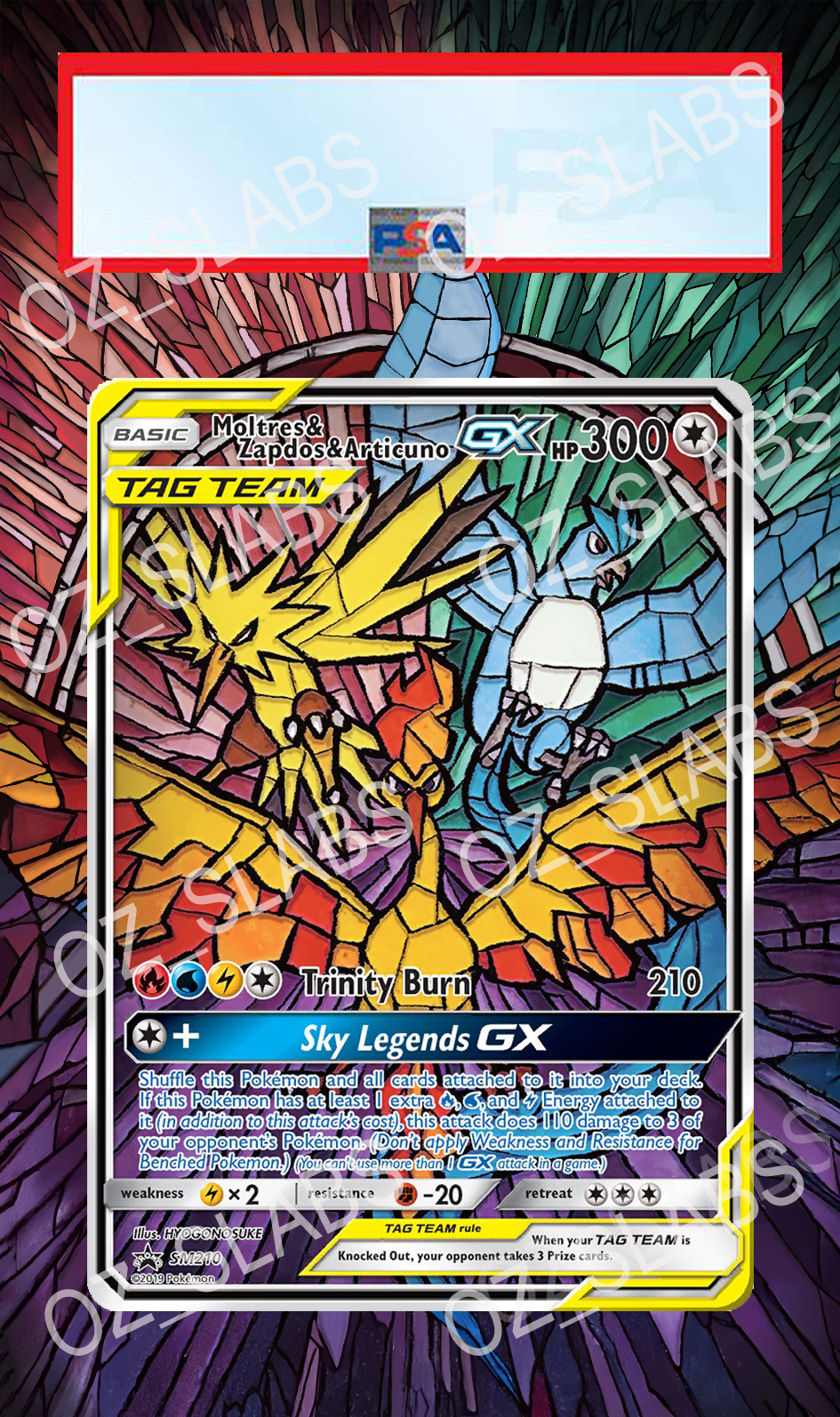 Moltres & Zapdos & Articuno GX extended art case