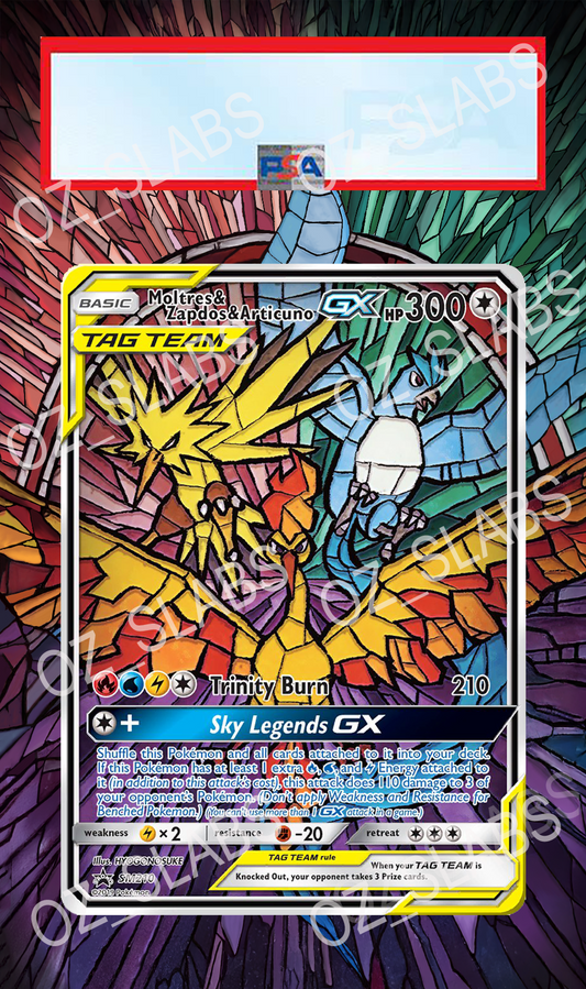 Moltres & Zapdos & Articuno GX extended art case
