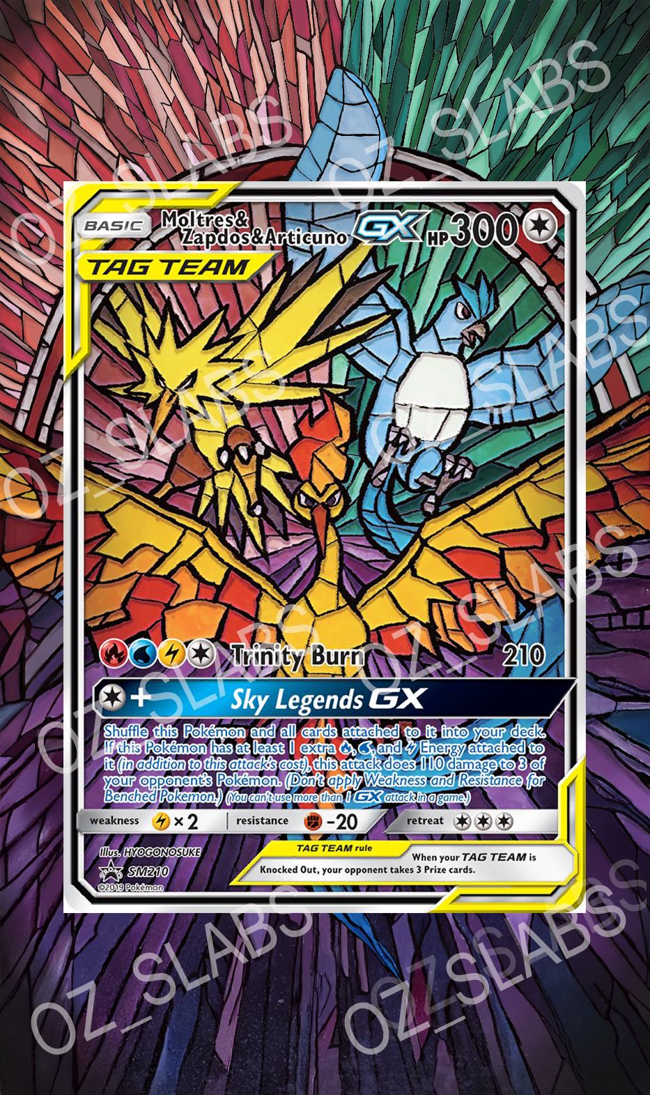 Moltres & Zapdos & Articuno GX extended art case