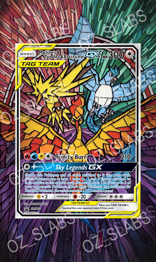 Moltres & Zapdos & Articuno GX extended art case