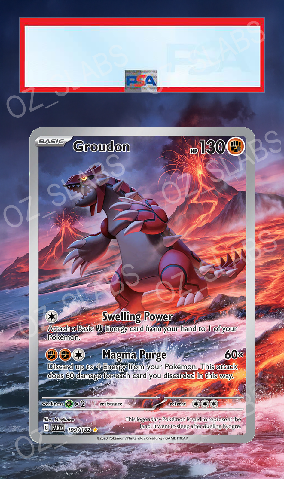 Groudon extended art case
