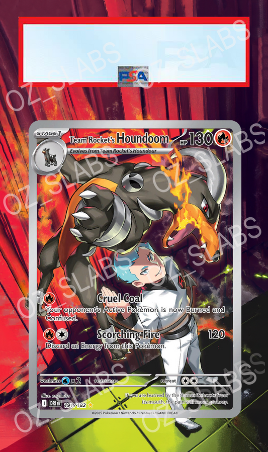 Team Rocket's Houndoom extended art case