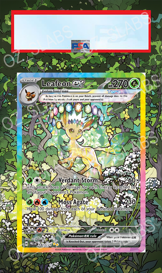 Leafeon EX extended art case