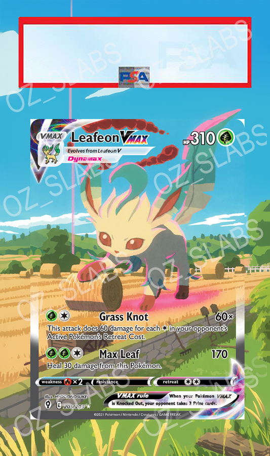 Leafeon VMAX extended art case