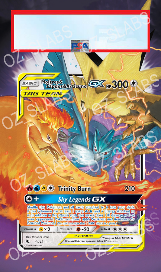 Moltres & Zapdos & Articuno GX extended art case