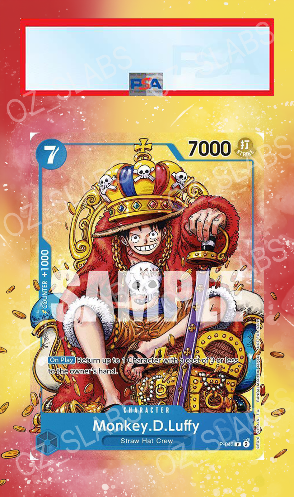 Monkey.D.Luffy extended art case