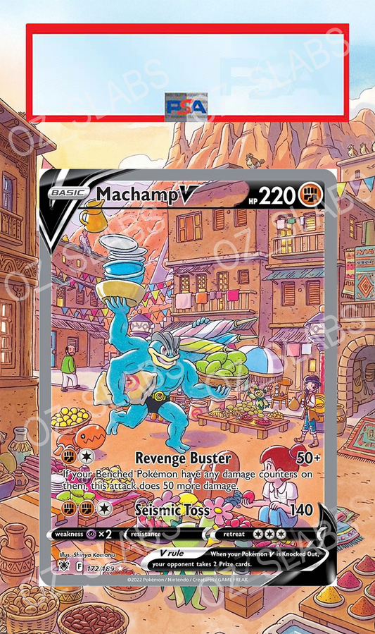 Machamp V extended art case