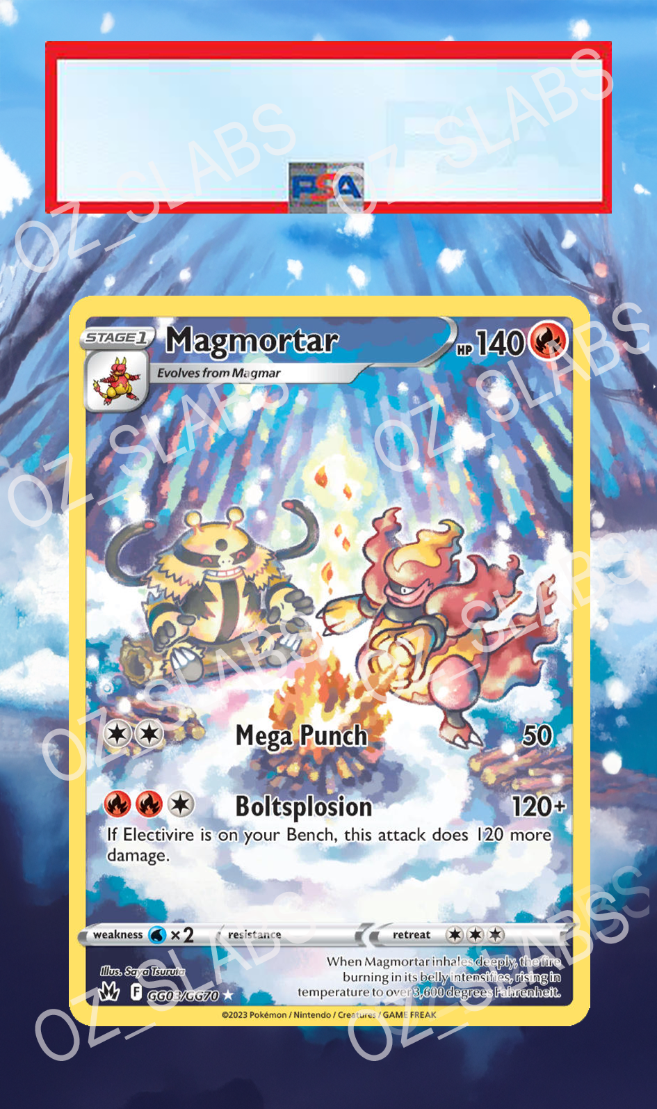 Magmortar extended art case