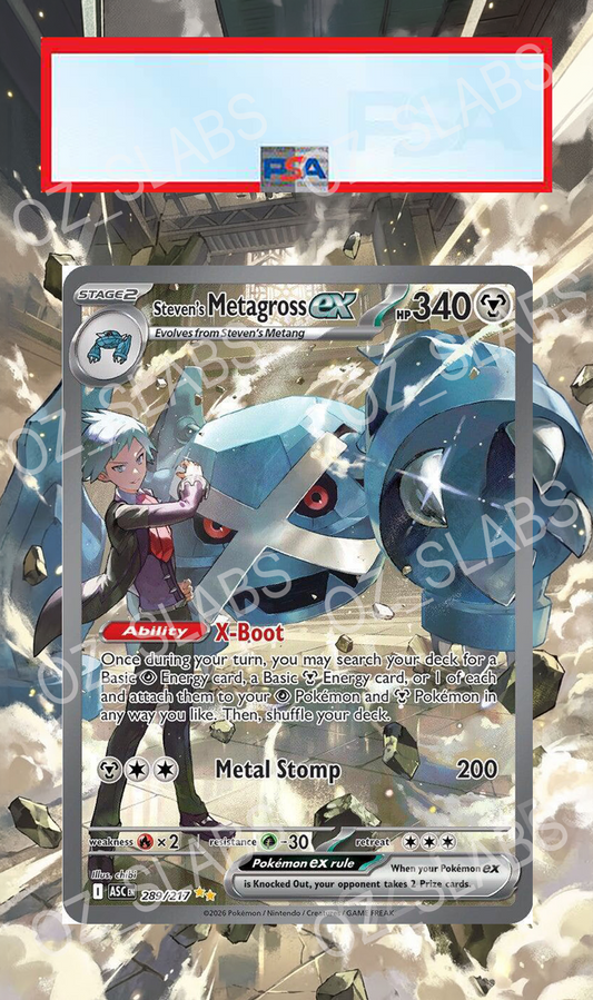 Steven's Metagross EX extended art case