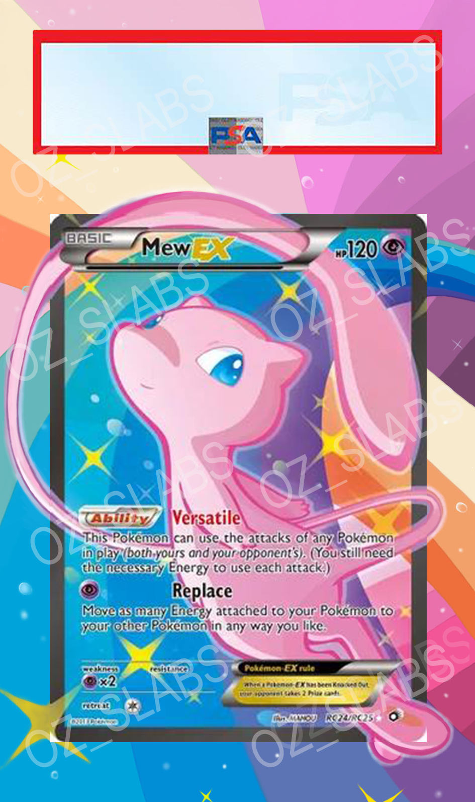 Mew EX extended art case