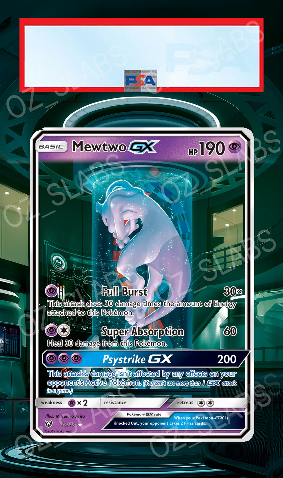 Mewtwo GX extended art case