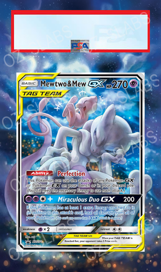 Mewtwo & Mew GX extended art case