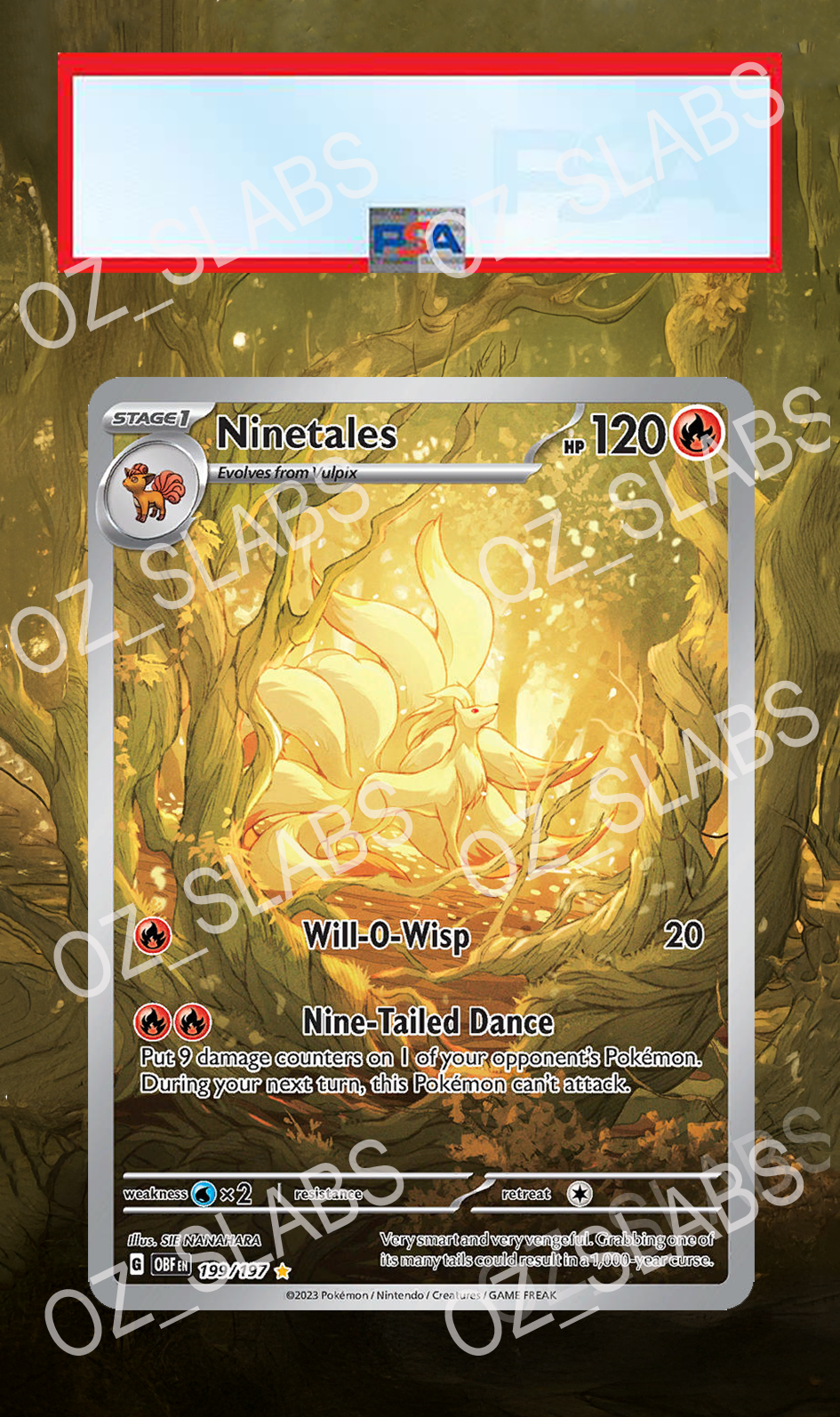 Ninetales extended art case
