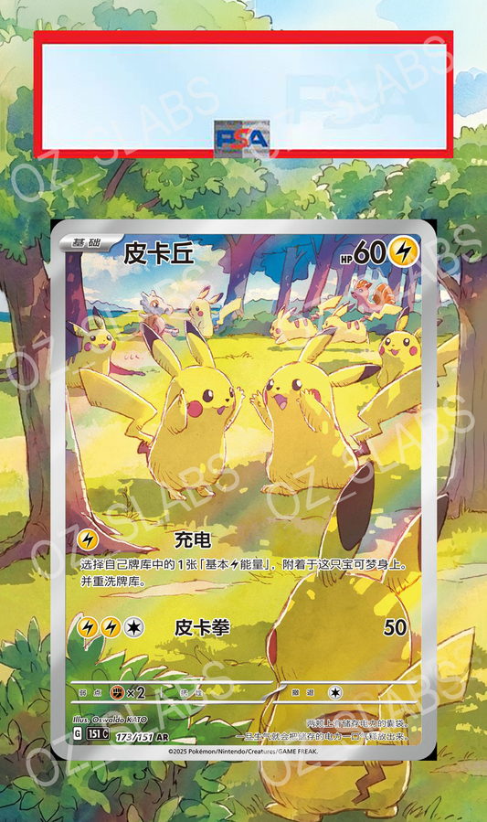 Pikachu extended art case