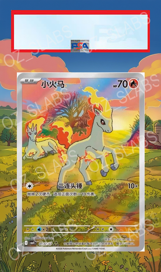 Ponyta extended art case