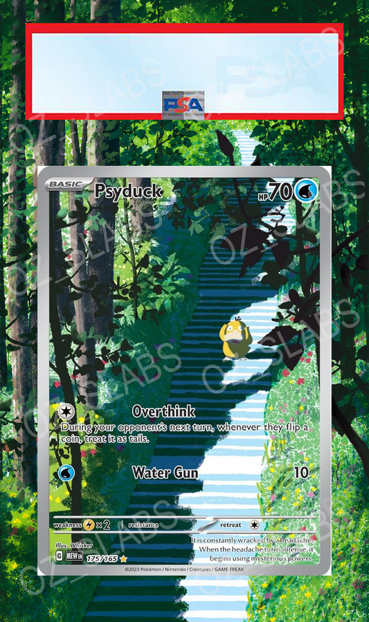 Psyduck extended art case
