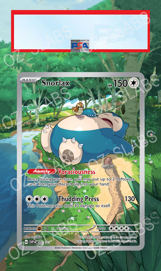 Snorlax Promo extended art case