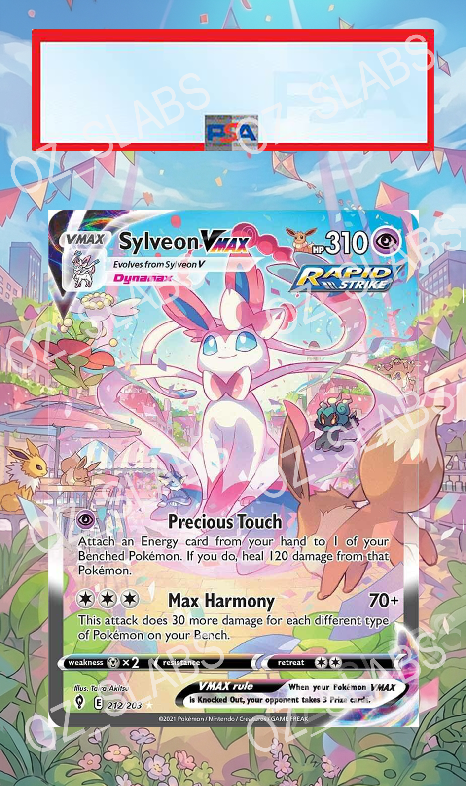 Sylveon VMAX extended art case