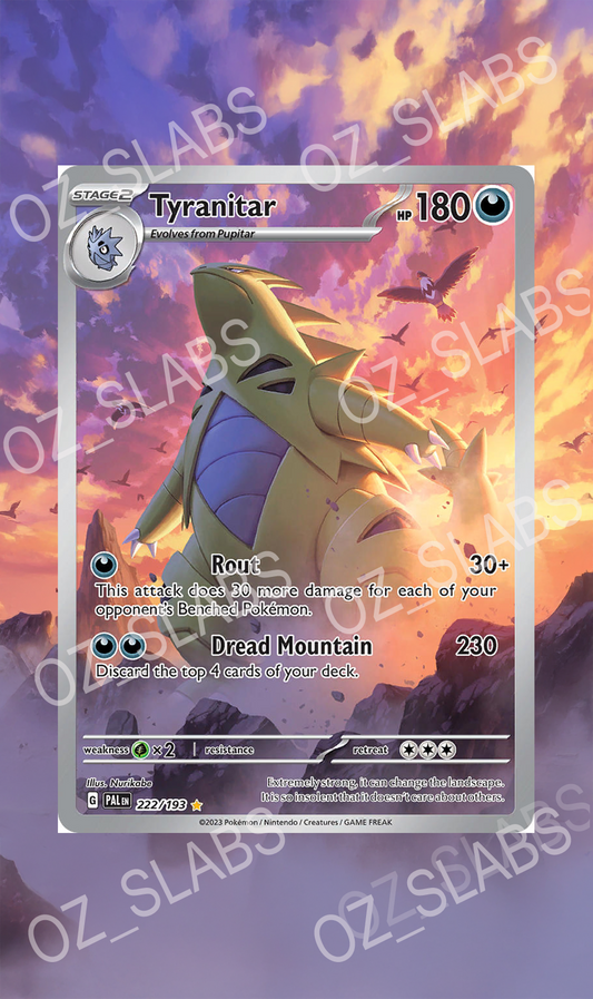 Tyranitar extended art case