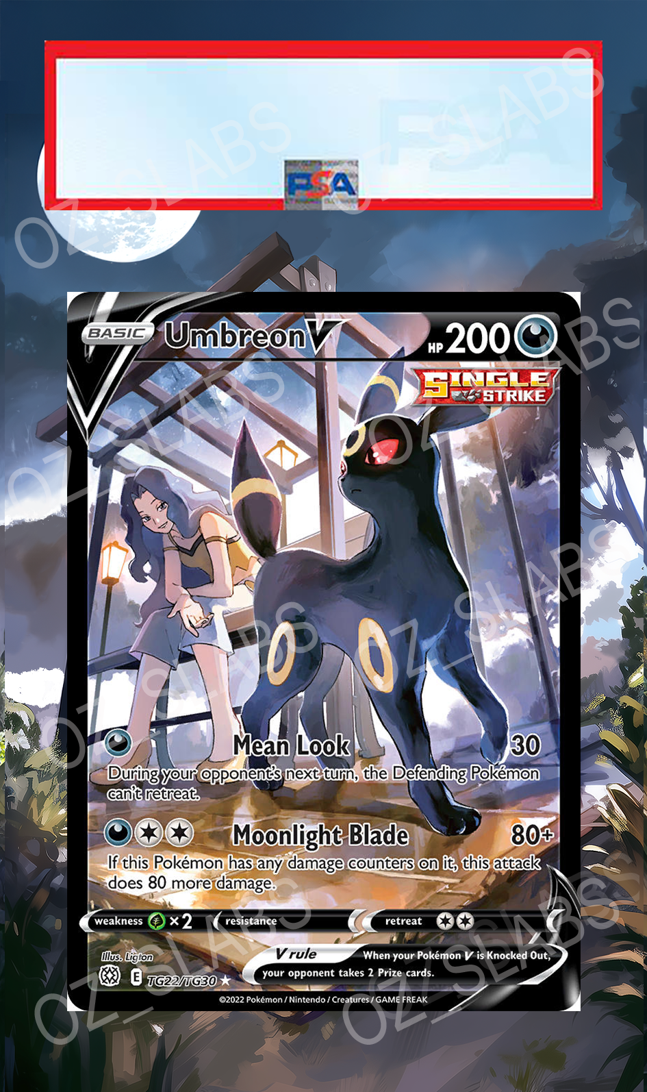 Umbreon V extended art case
