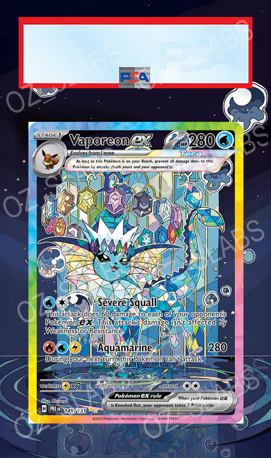 Vaporeon EX extended art case