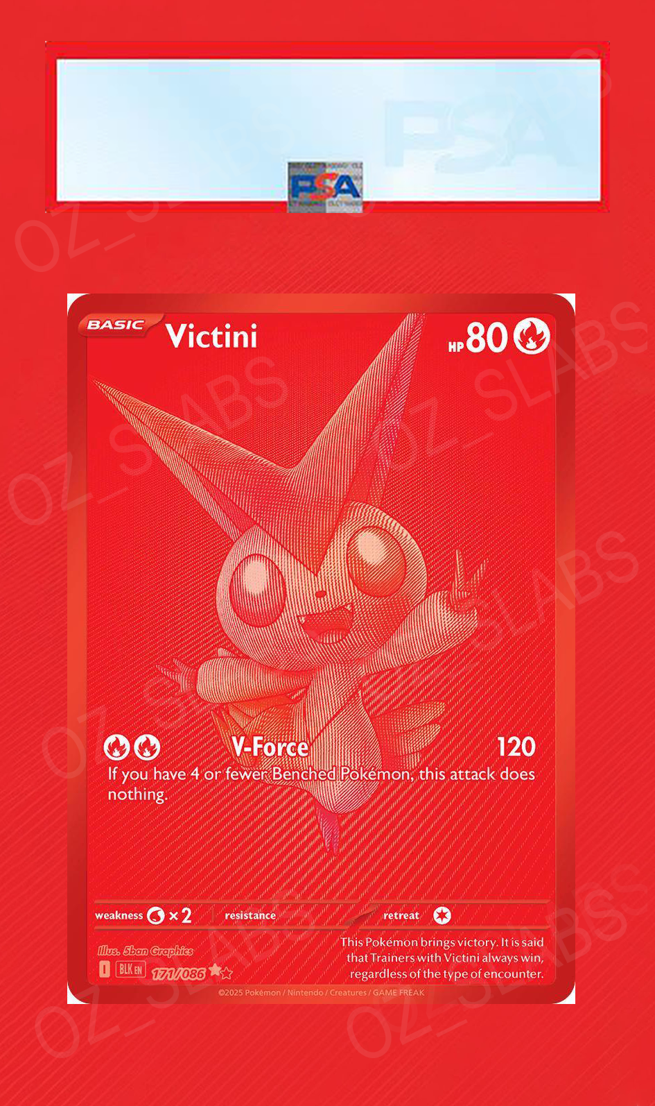 Victini extended art case