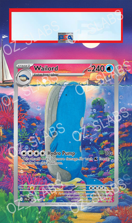 Wailord extended art case