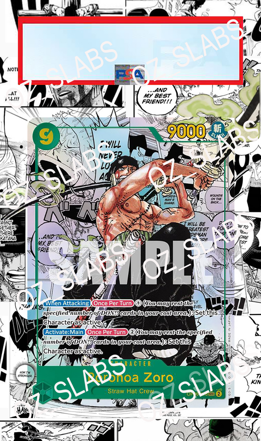 Roronoa Zoro Manga extended art case