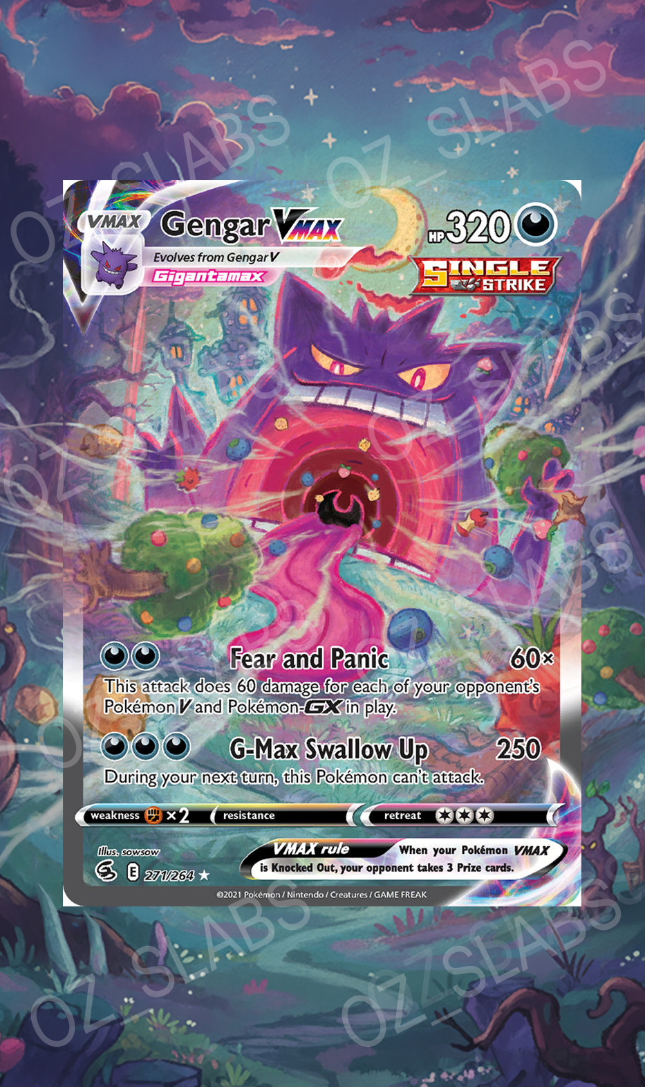 Gengar VMAX extended art case