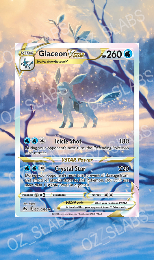 Glaceon VSTAR extended art case