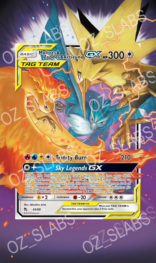 Moltres & Zapdos & Articuno GX extended art case