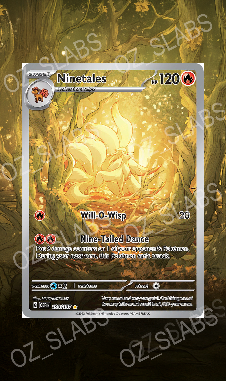 Ninetales extended art case